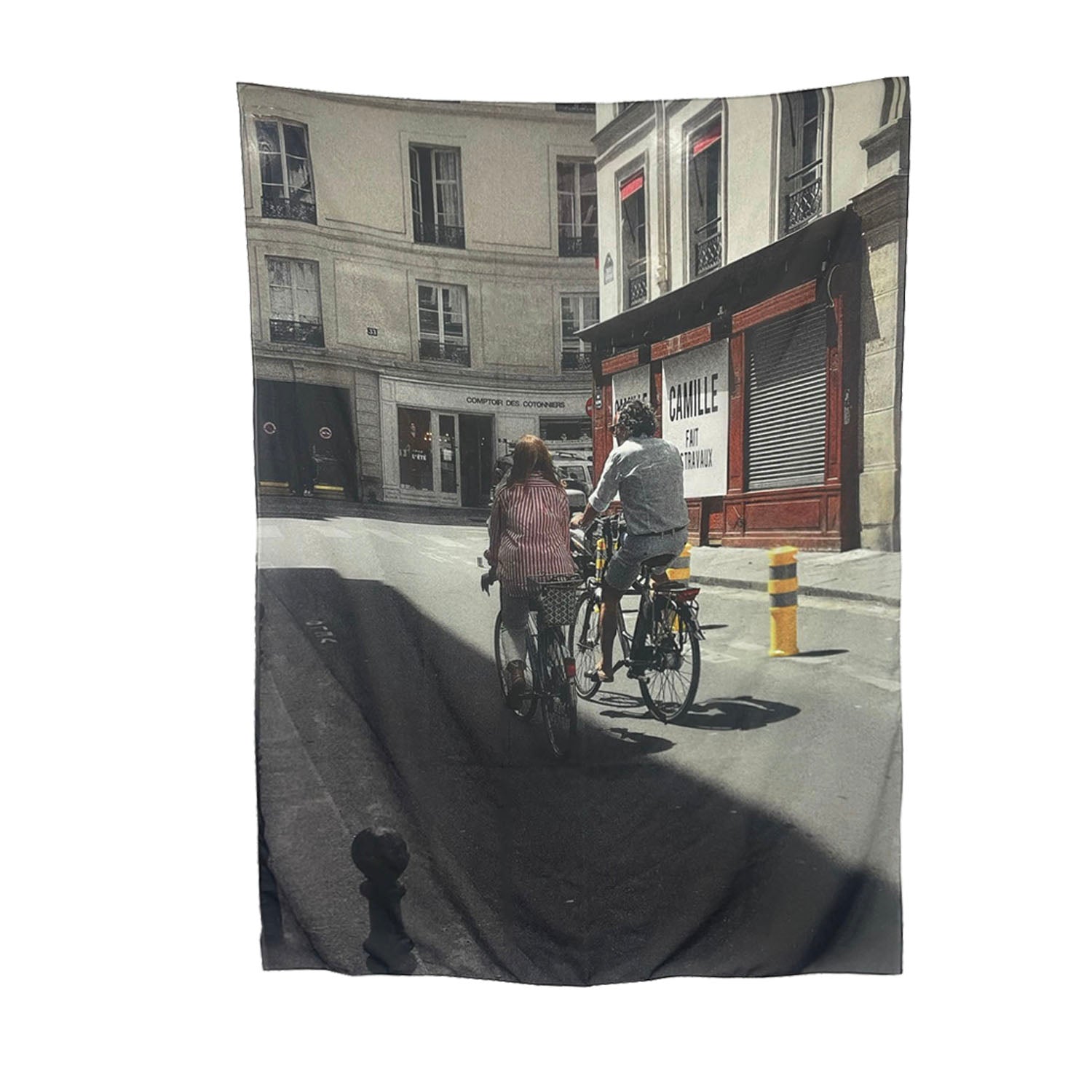 Chiffon poster - Rue de paris