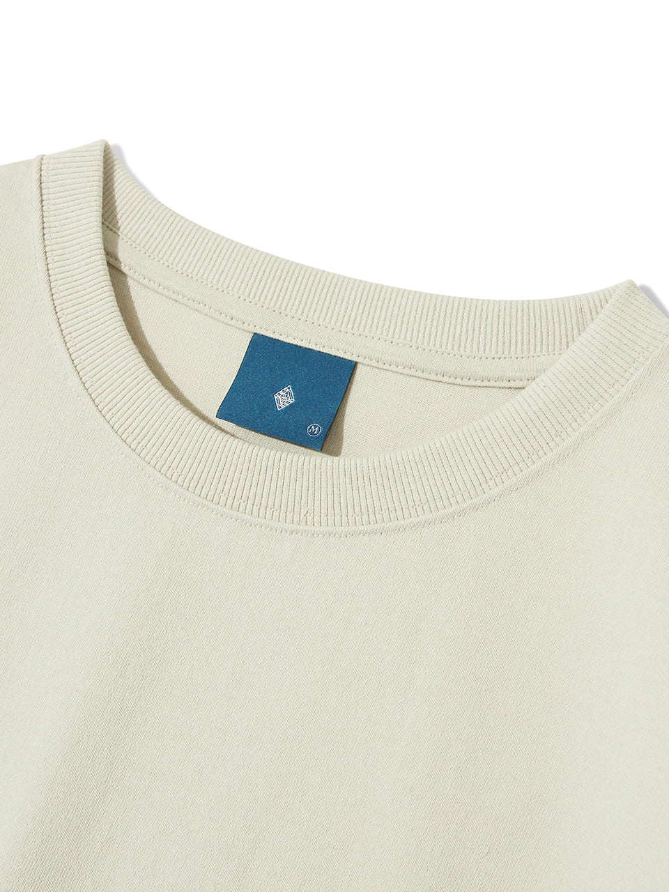 DML Stitch Logo Short Sleeve T-shirt T78 Beige