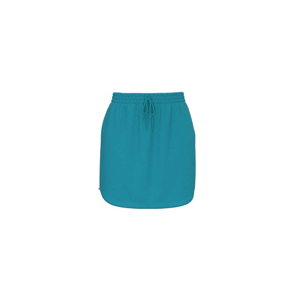 ドルフィンヘムコンフォートスカート / Dolphin Hem Comfort Skirt [Blue Green]