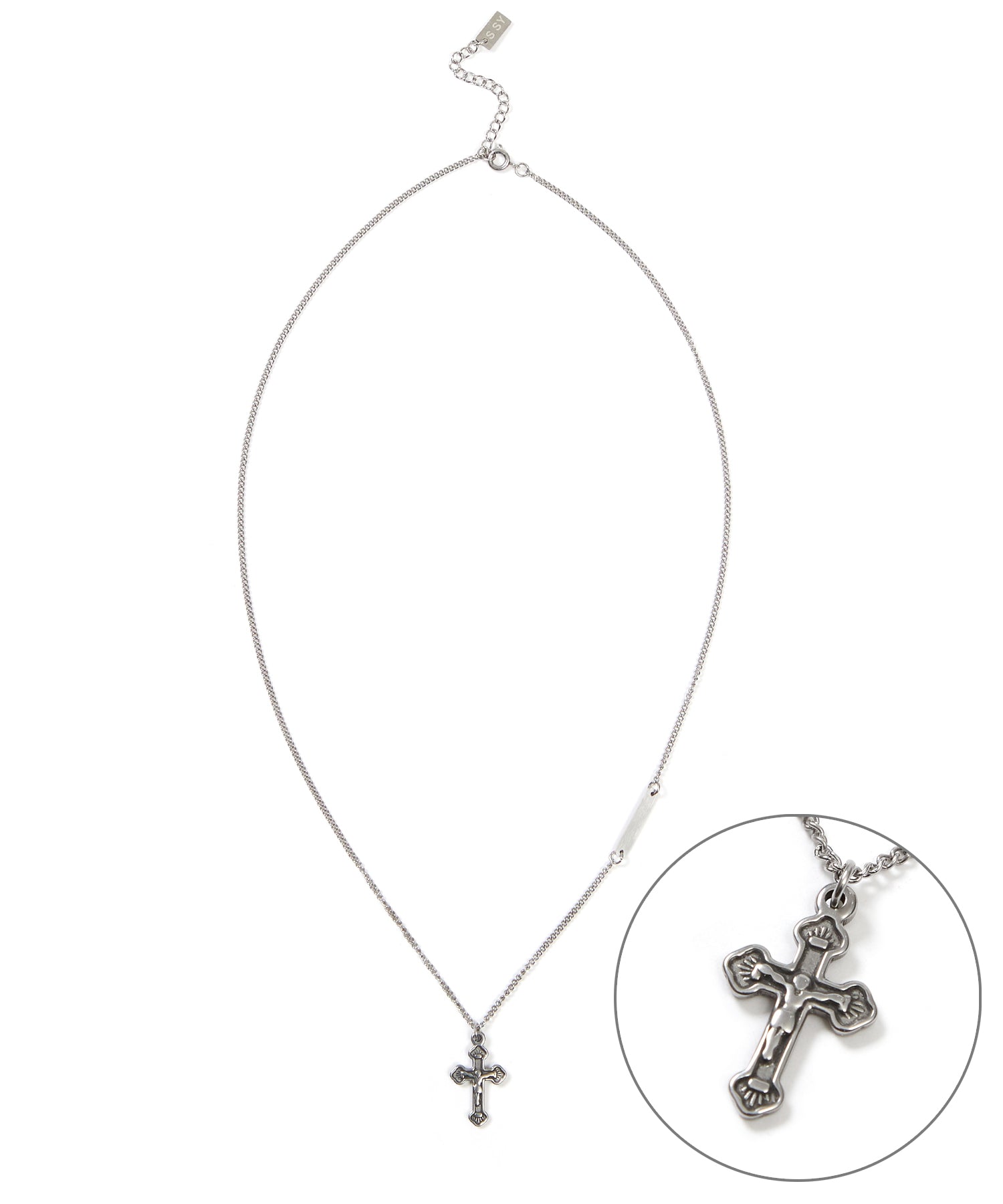 Byzantine Cross Pendant Necklace