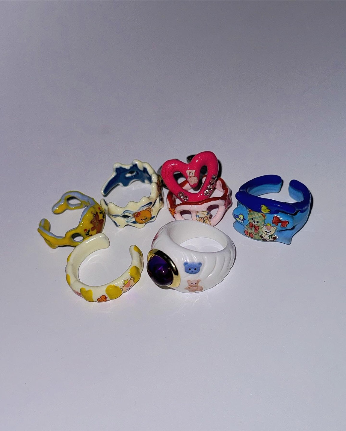 Kitsch bear milk ring (7type)