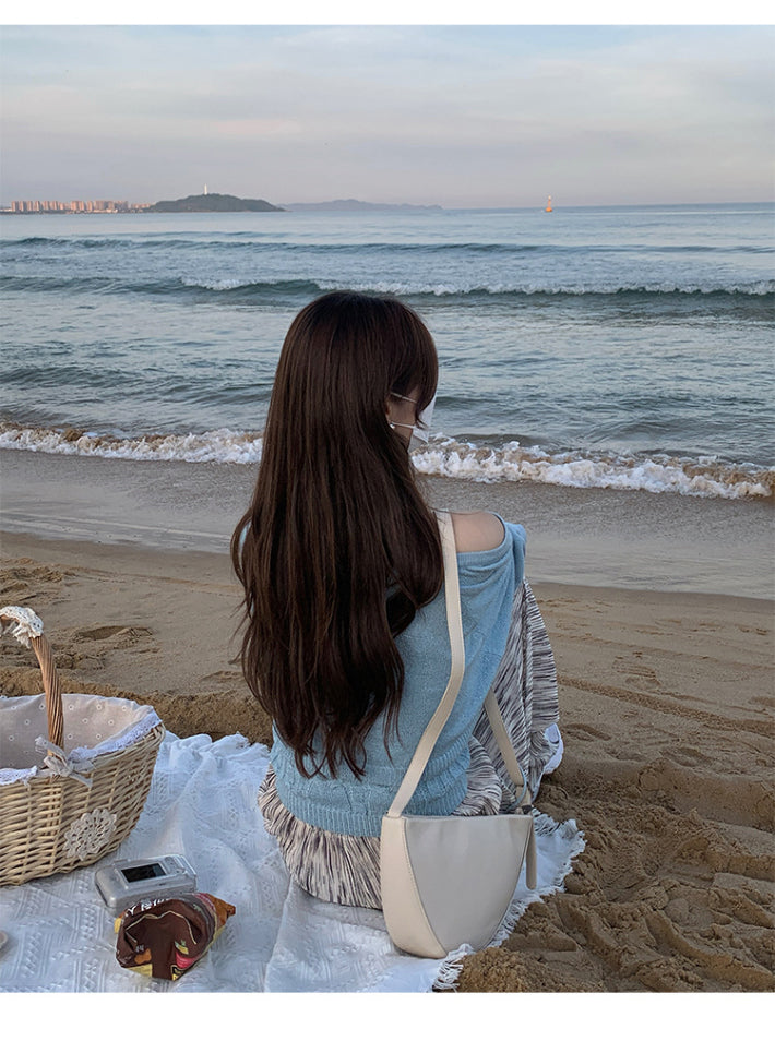 sky cardigan top