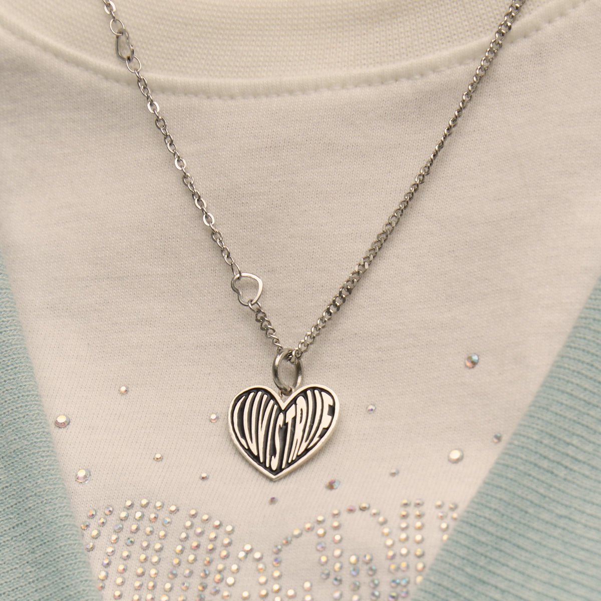 PO HEART NECKLACE