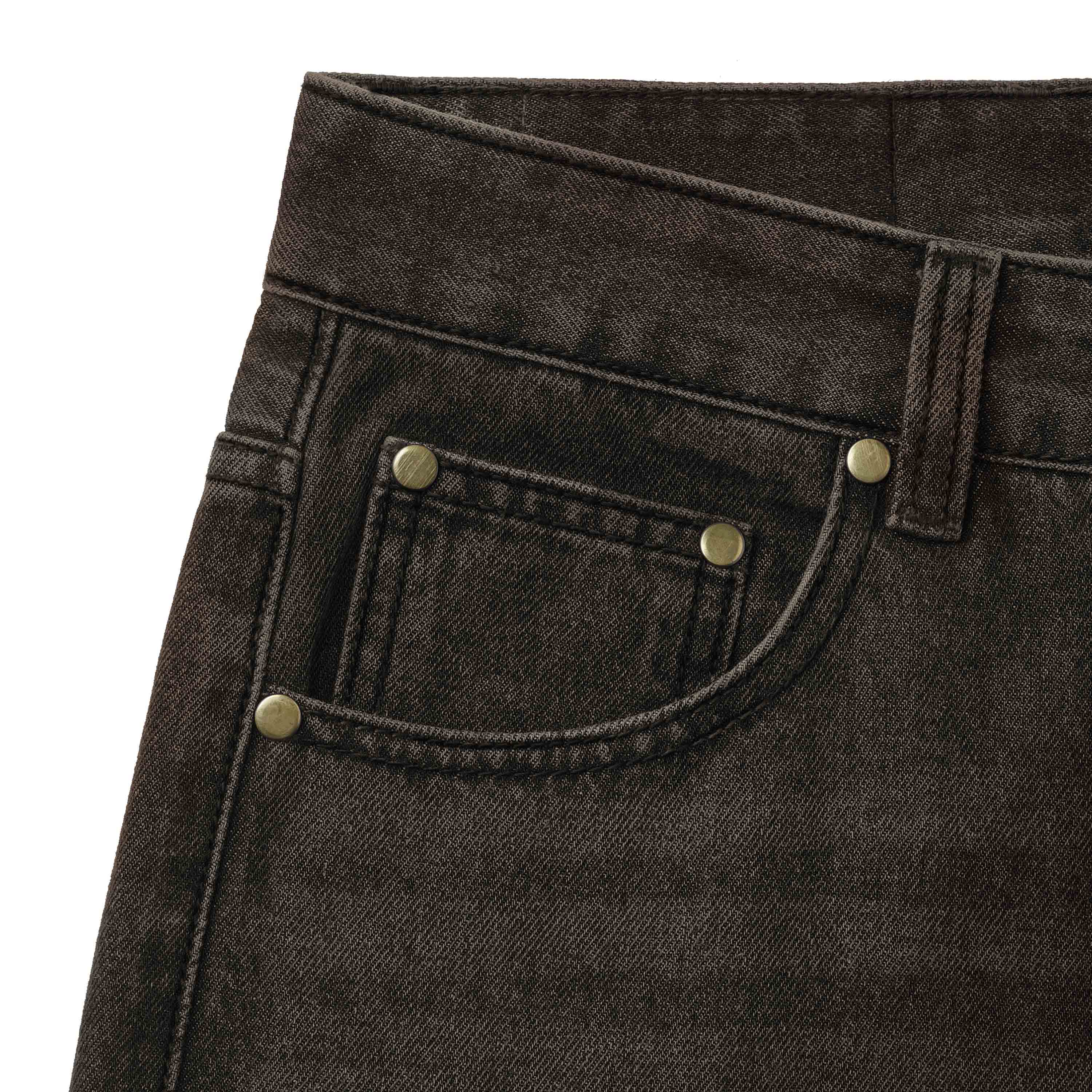 DirtyCoins Baggy Jeans - Brown Wash