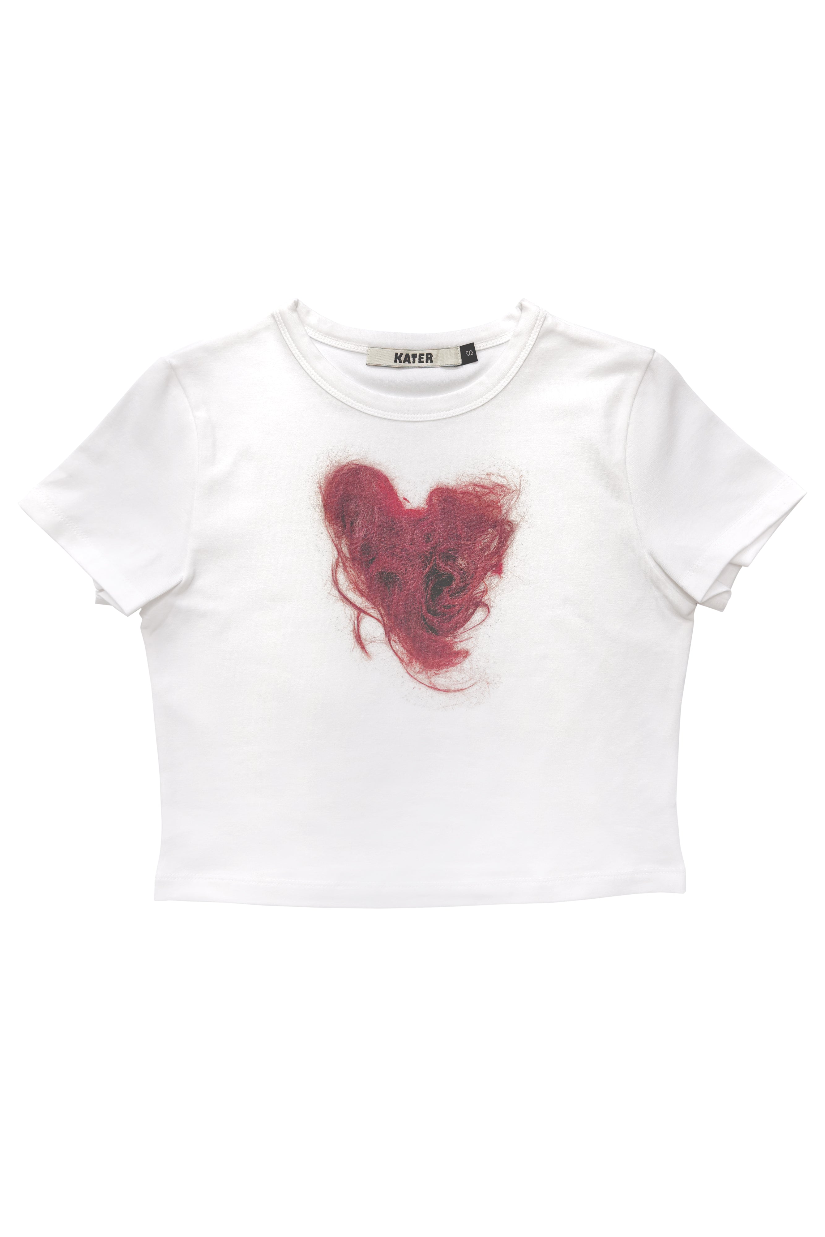 Heart Hair Tee WHITE A