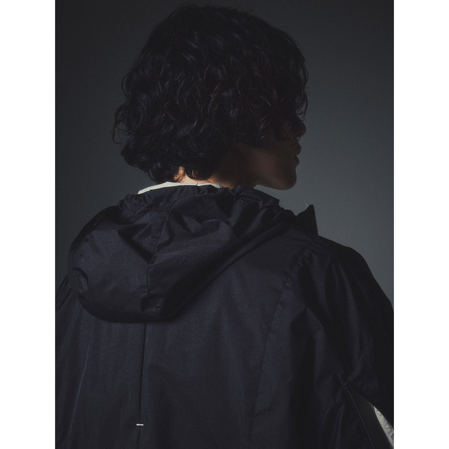 MONTIAC COLORATION PULLOVER WIND BREAKER_BK