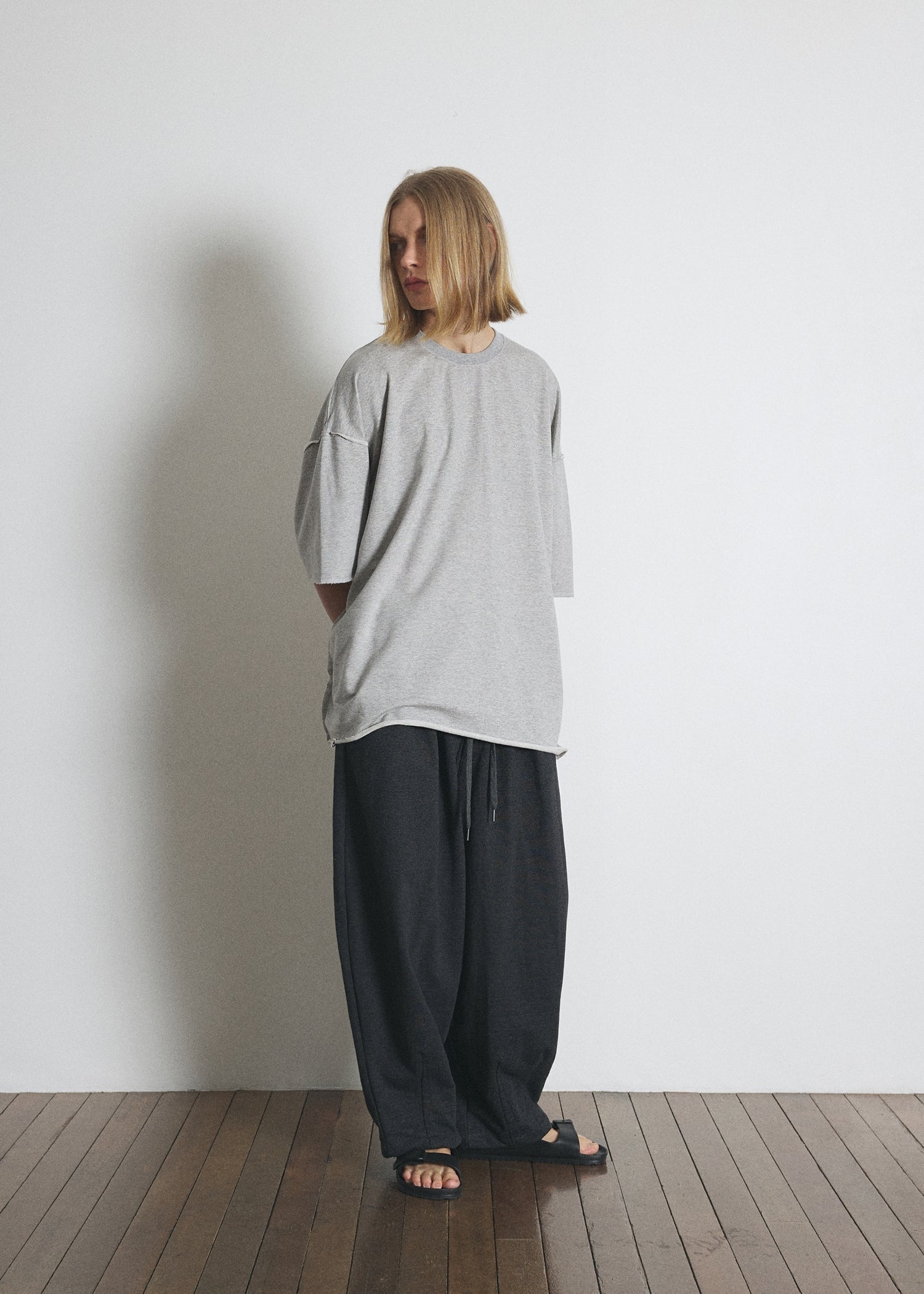 HEAVY-TERRY BALLOON SWEAT PANTS (Charcoal)