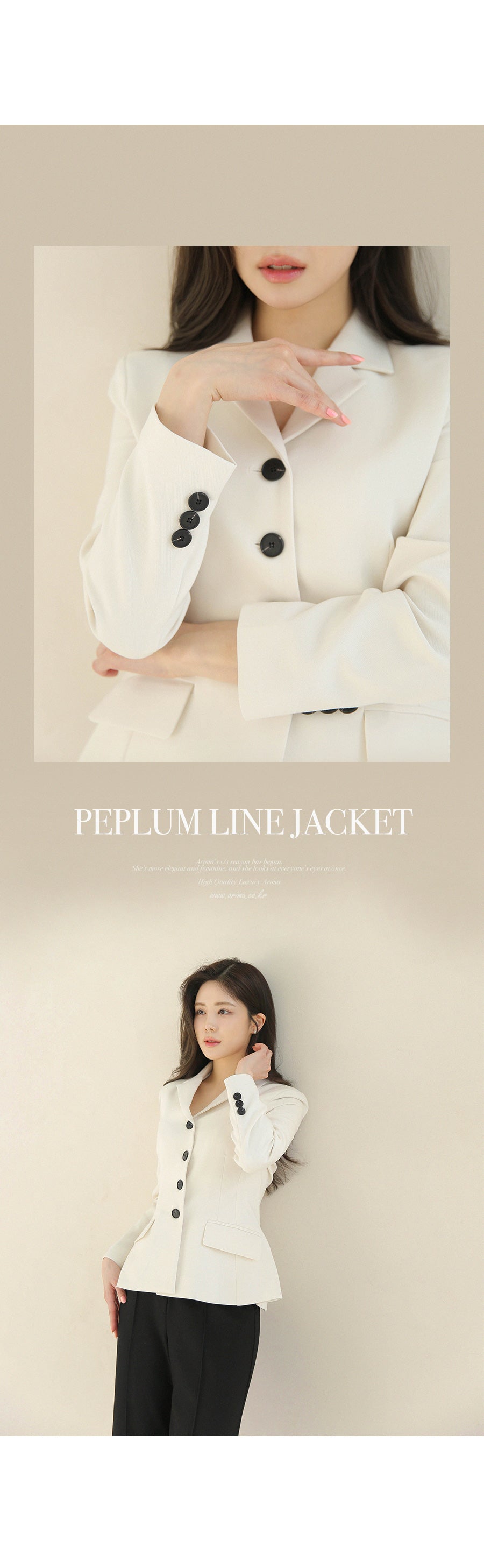 Abel Peplum Tailored Jacket