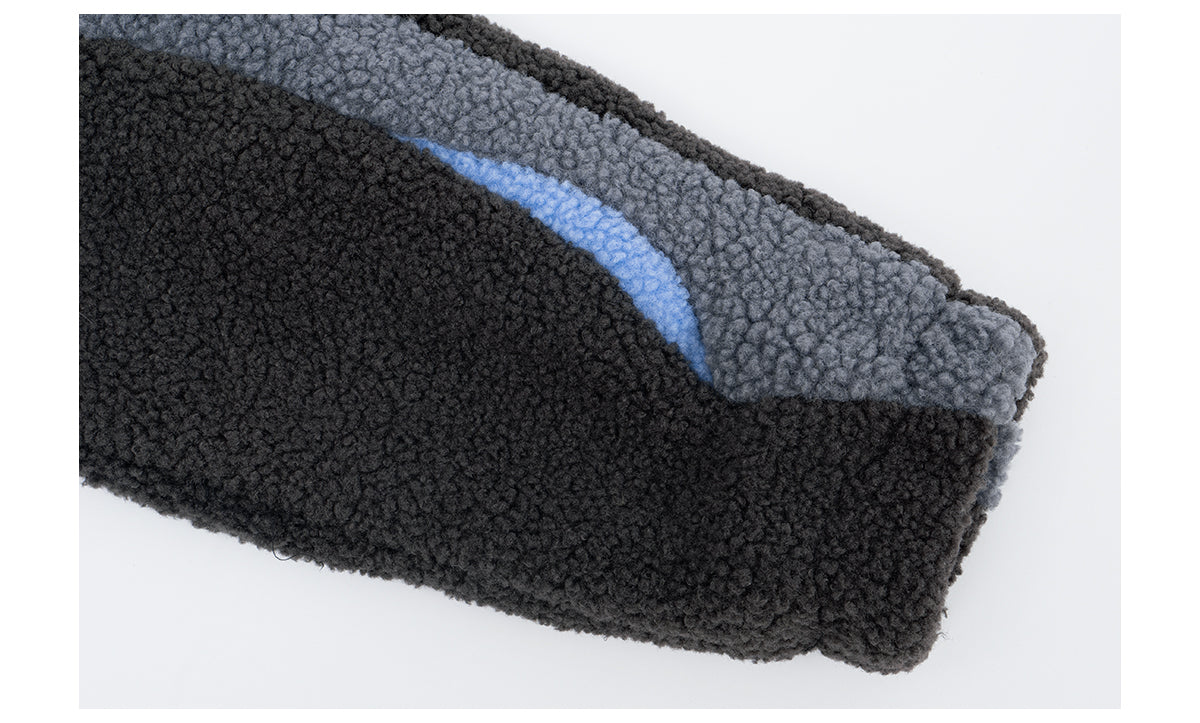 heavy-duty color-blocked polar fleece