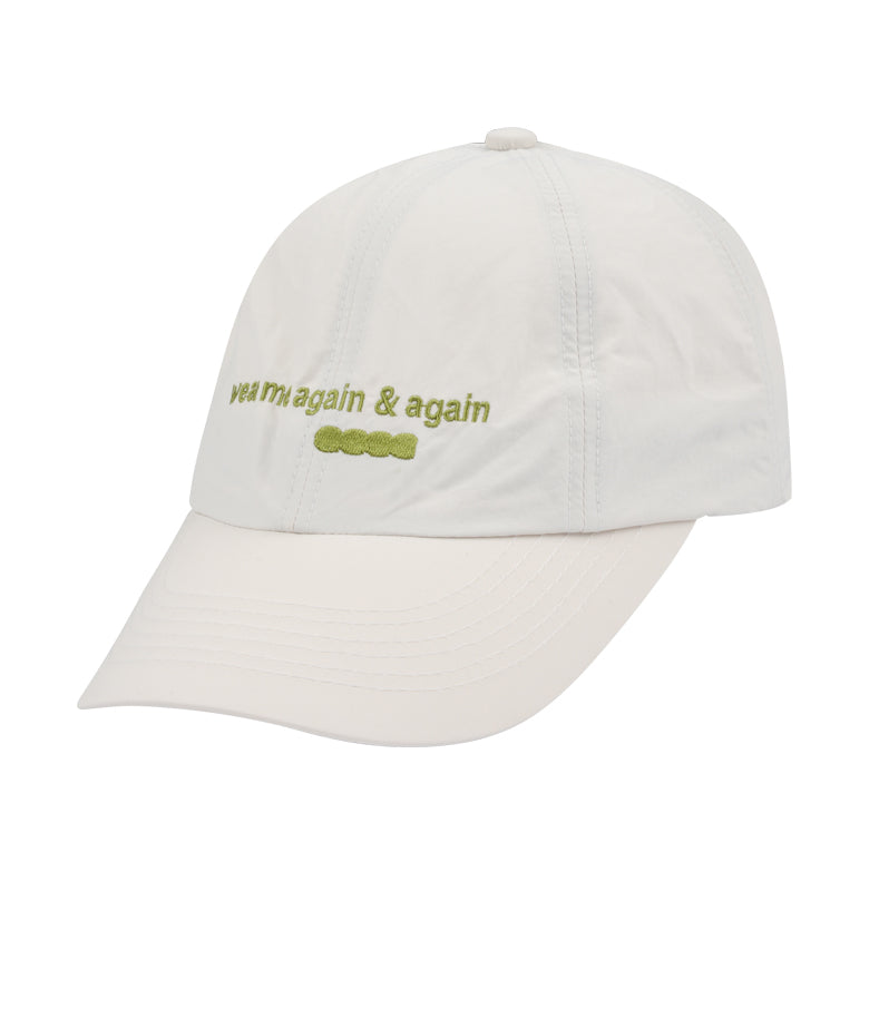 WEAR ME AGAIN & AGAIN NYLON CAP(BEIGE)