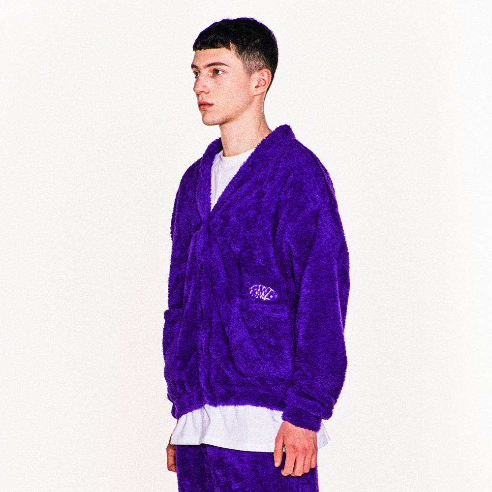 FBWP FLEECE CARDIGAN (VIOLET)