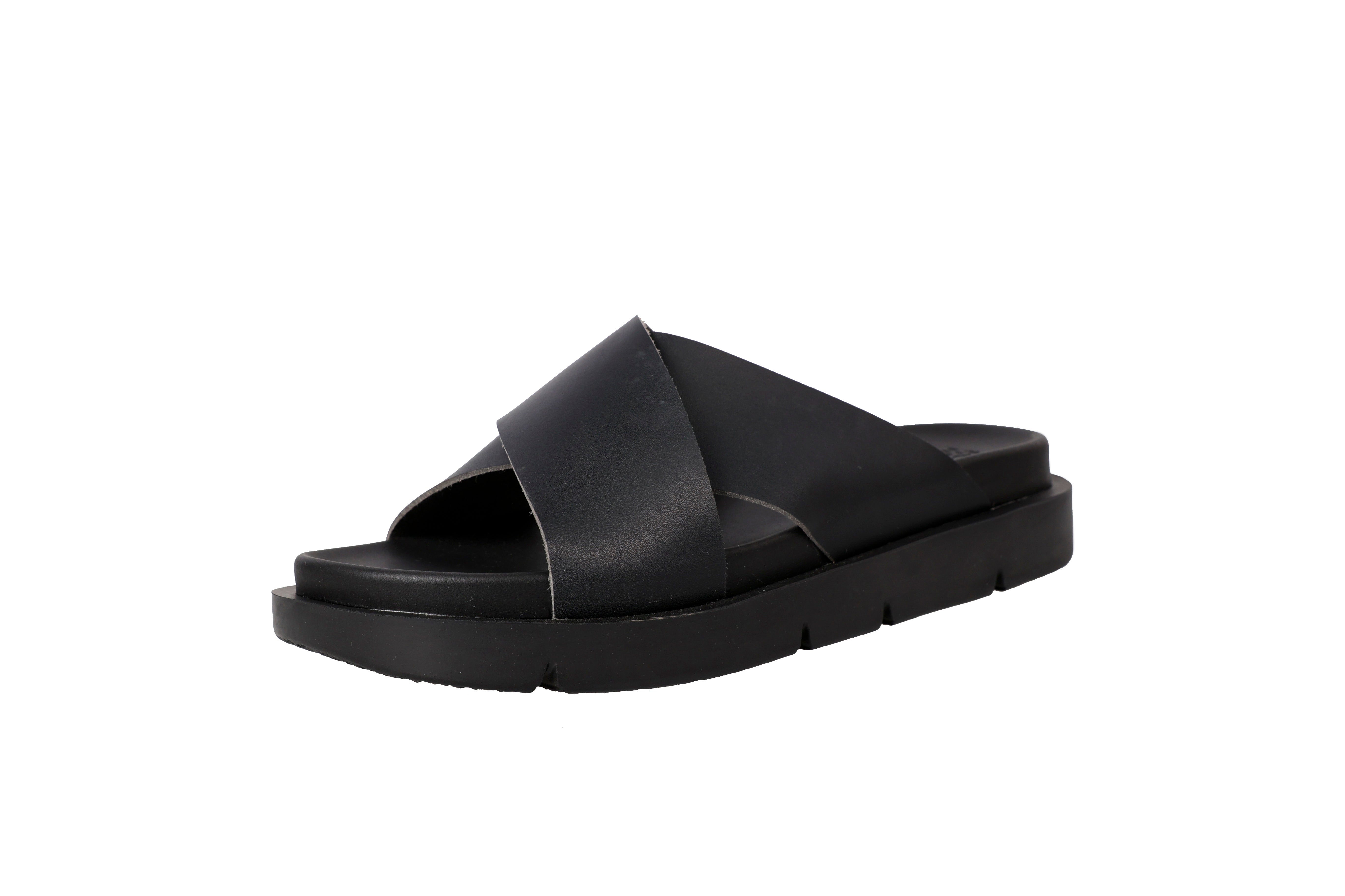 OFFICE SLIDE LEATHER BLACK 547