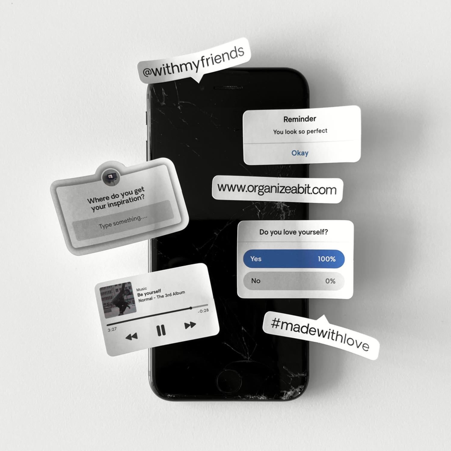 oab digital pack / scrap sticker set