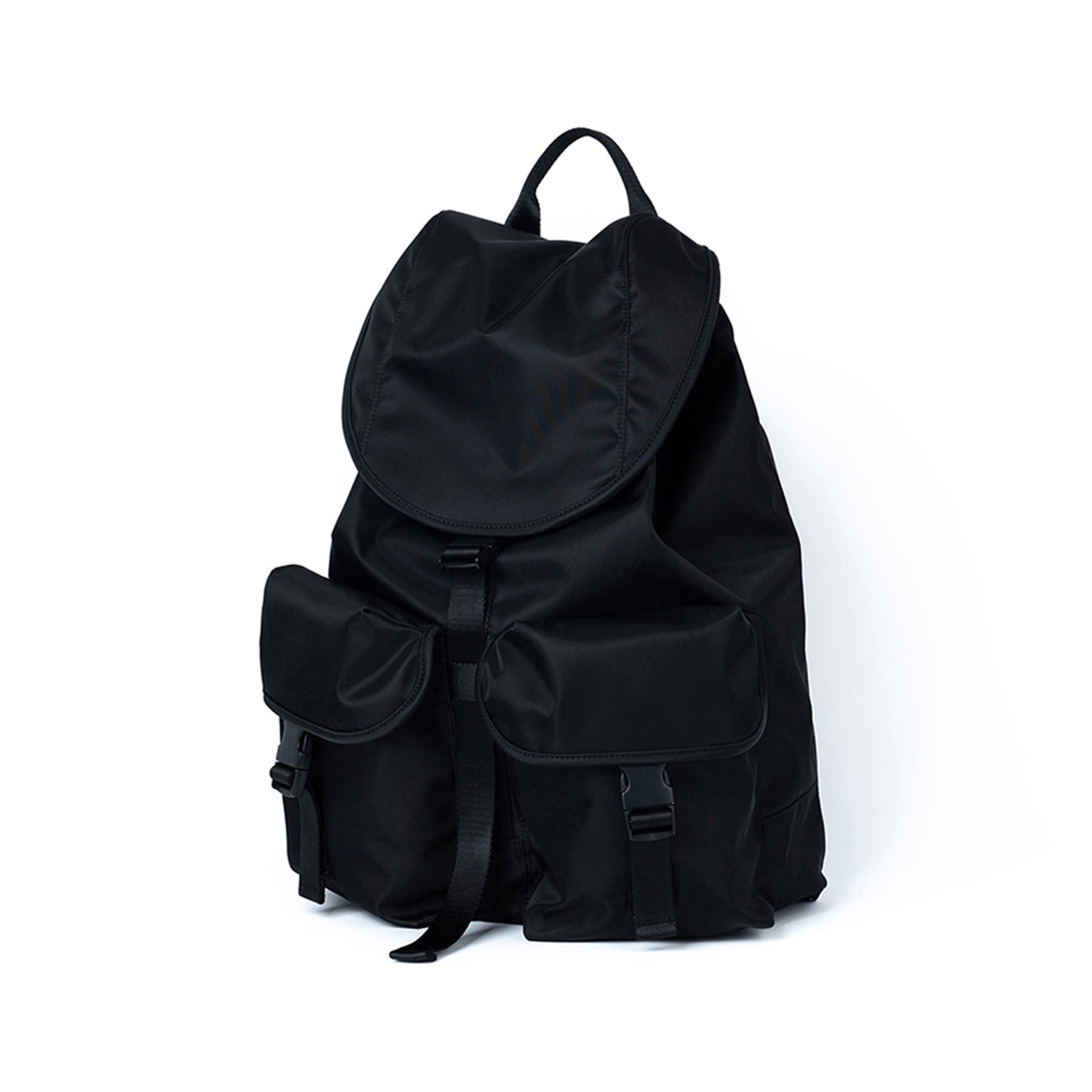 [After Pray Edition] 2-Pocket Nylon Cargo Rucksack (Black)