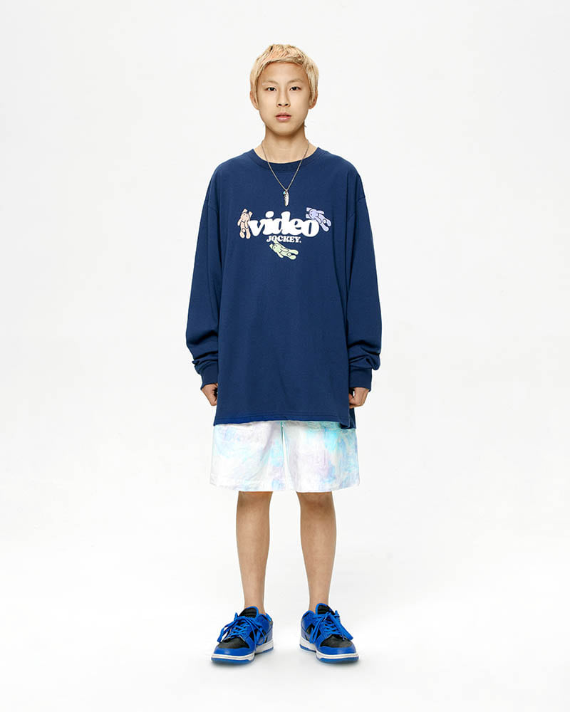 Geunyang Tokki LS T-Shirts [NAVY]