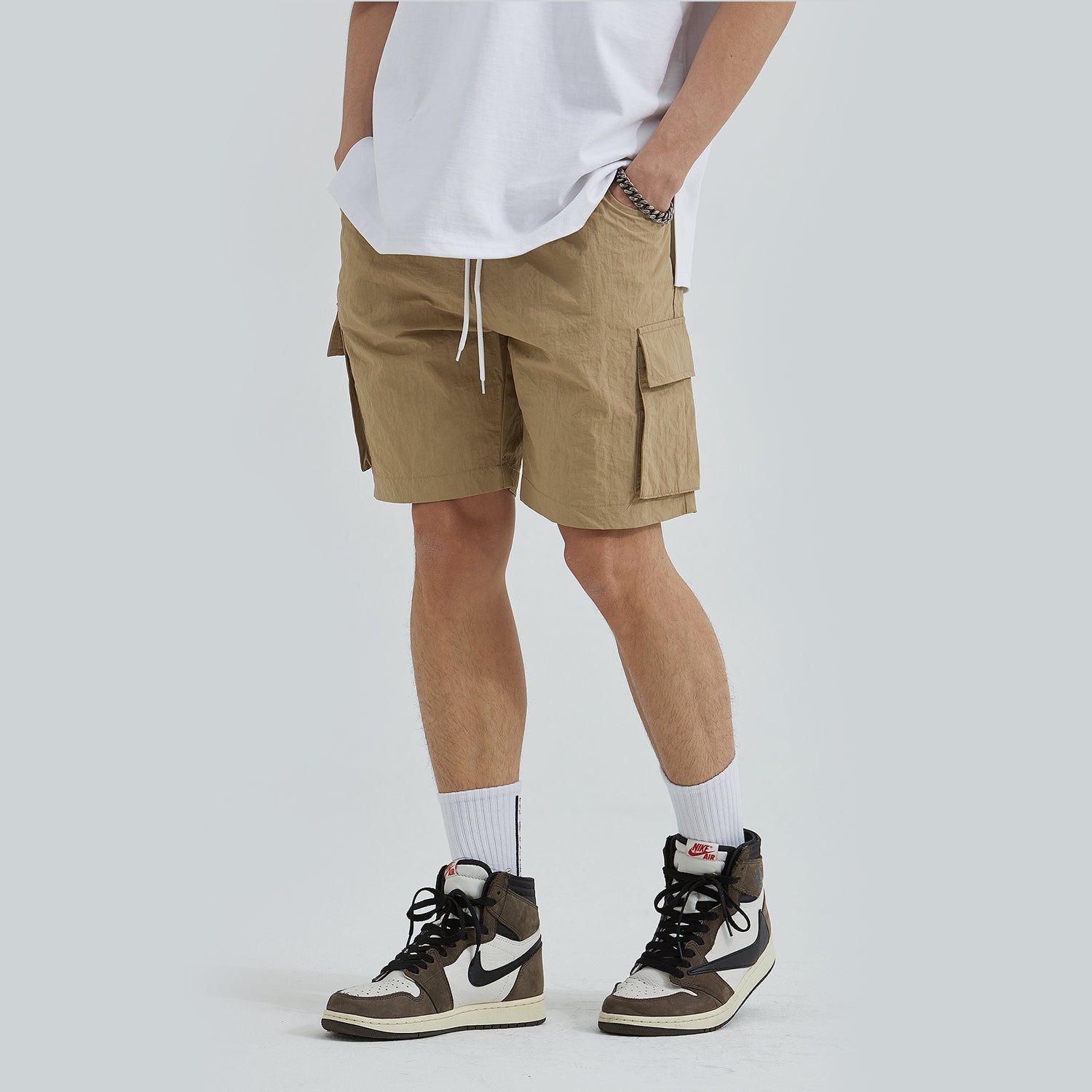 Daily Cargo Shorts (BEIGE)