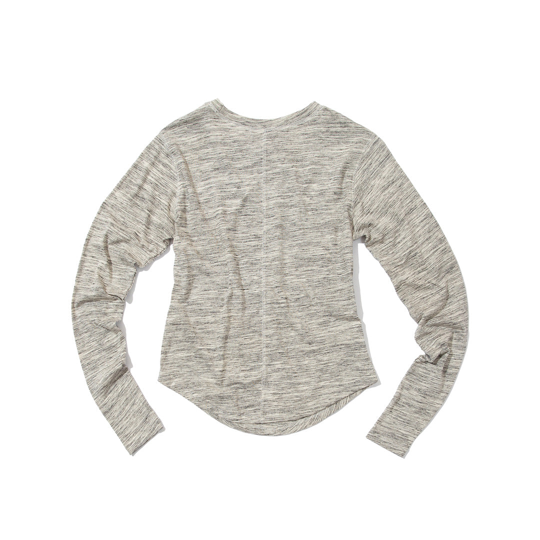 Chic Calls Cozy Cat long-sleeved (GRAY)