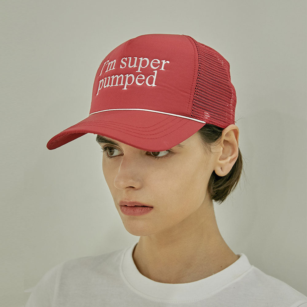 SUPER PUMPED MESH CAP (RED)