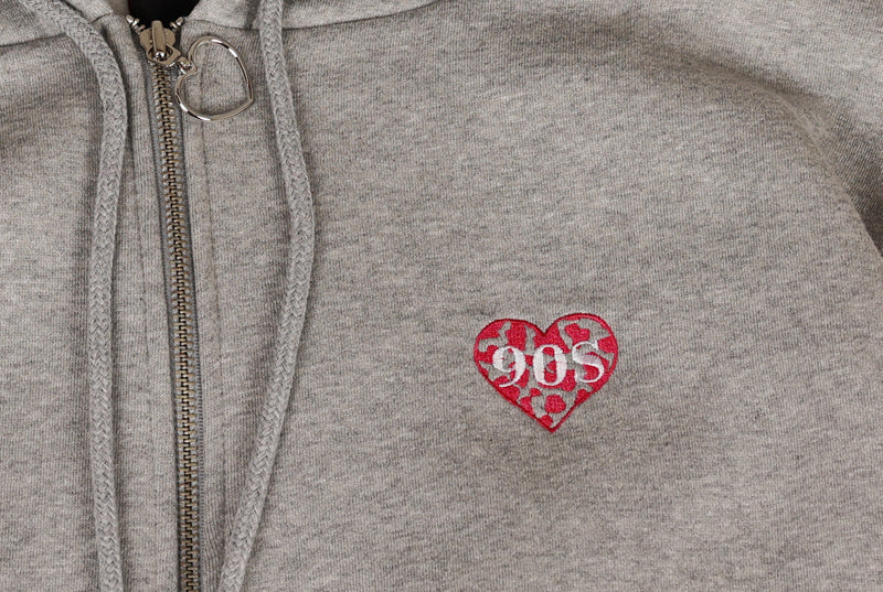 90S Heart logo hood zipup_G