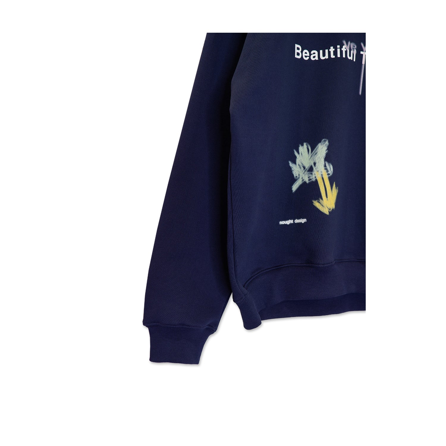 Beautiful Than Flowers Sweatshirts / Navy