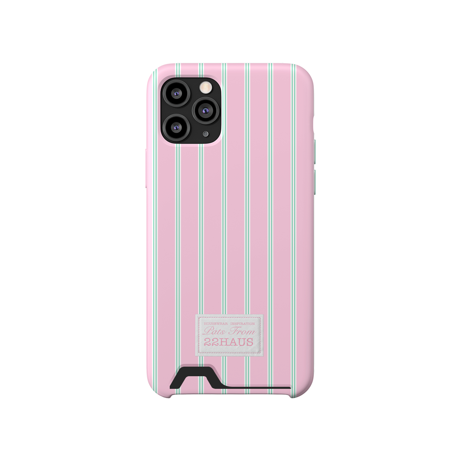 pajama card case - pink