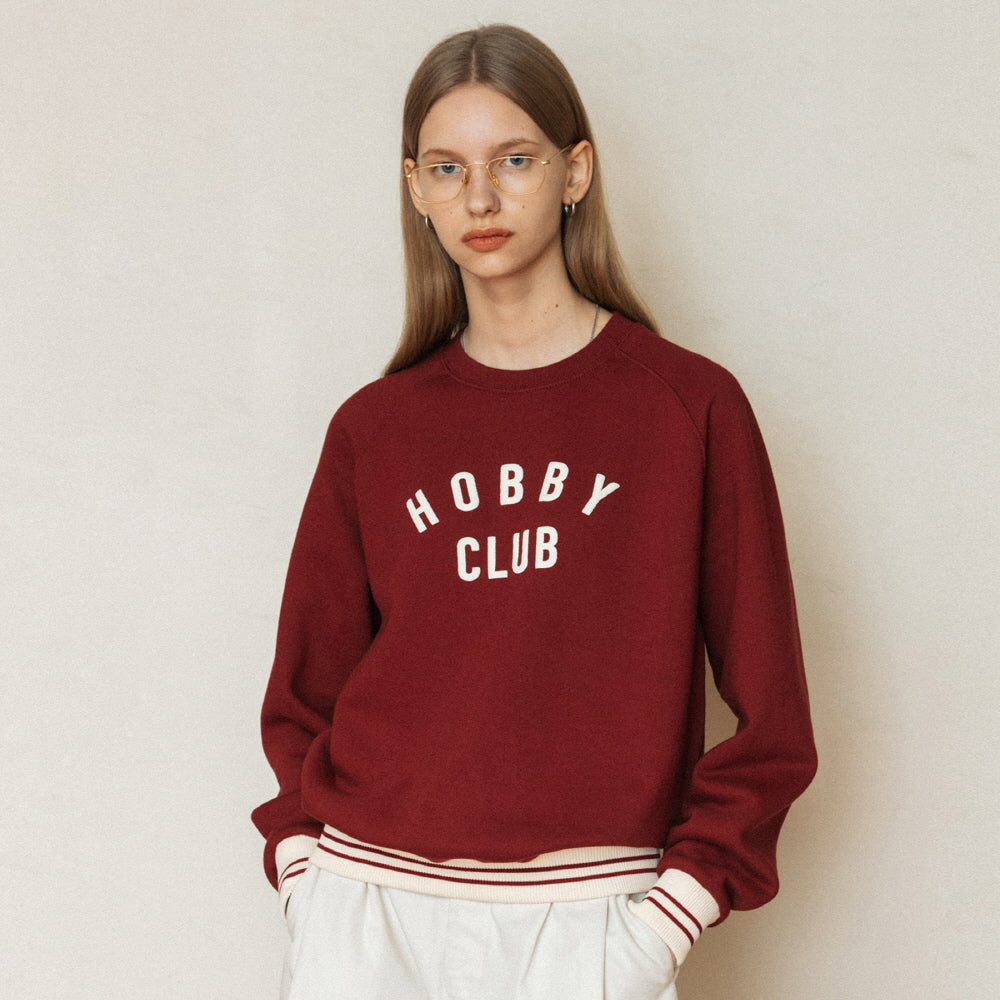 WOMAN H.C SWEATSHIRT_BURGUNDY