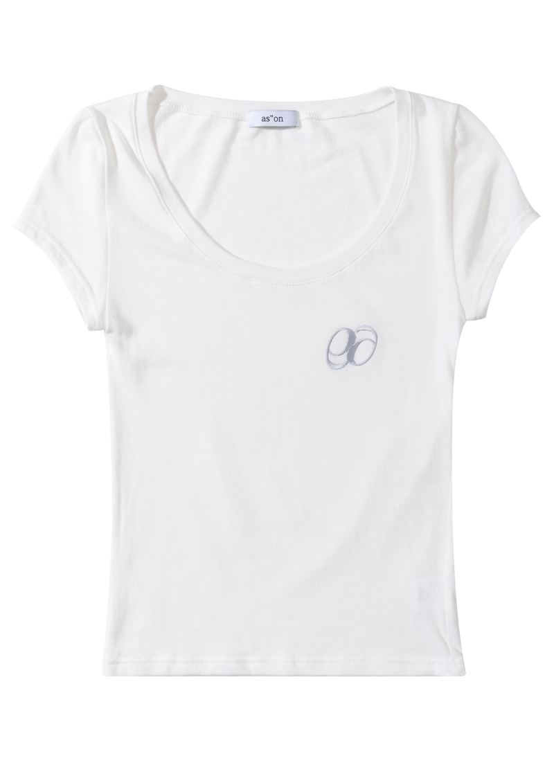 ROUND DEEP U NECK TEE