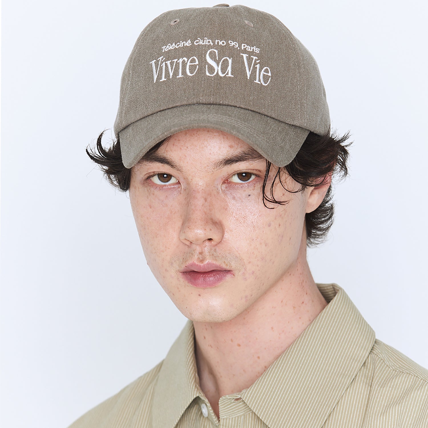 VIVRE SA VIE BALL CAP BROWN