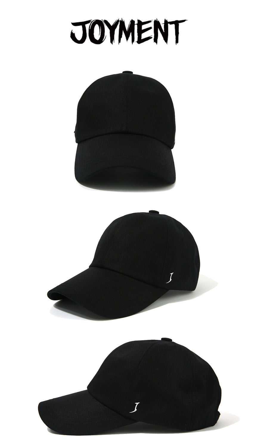 JOYMENT-BALL CAP COTTON LOGO J