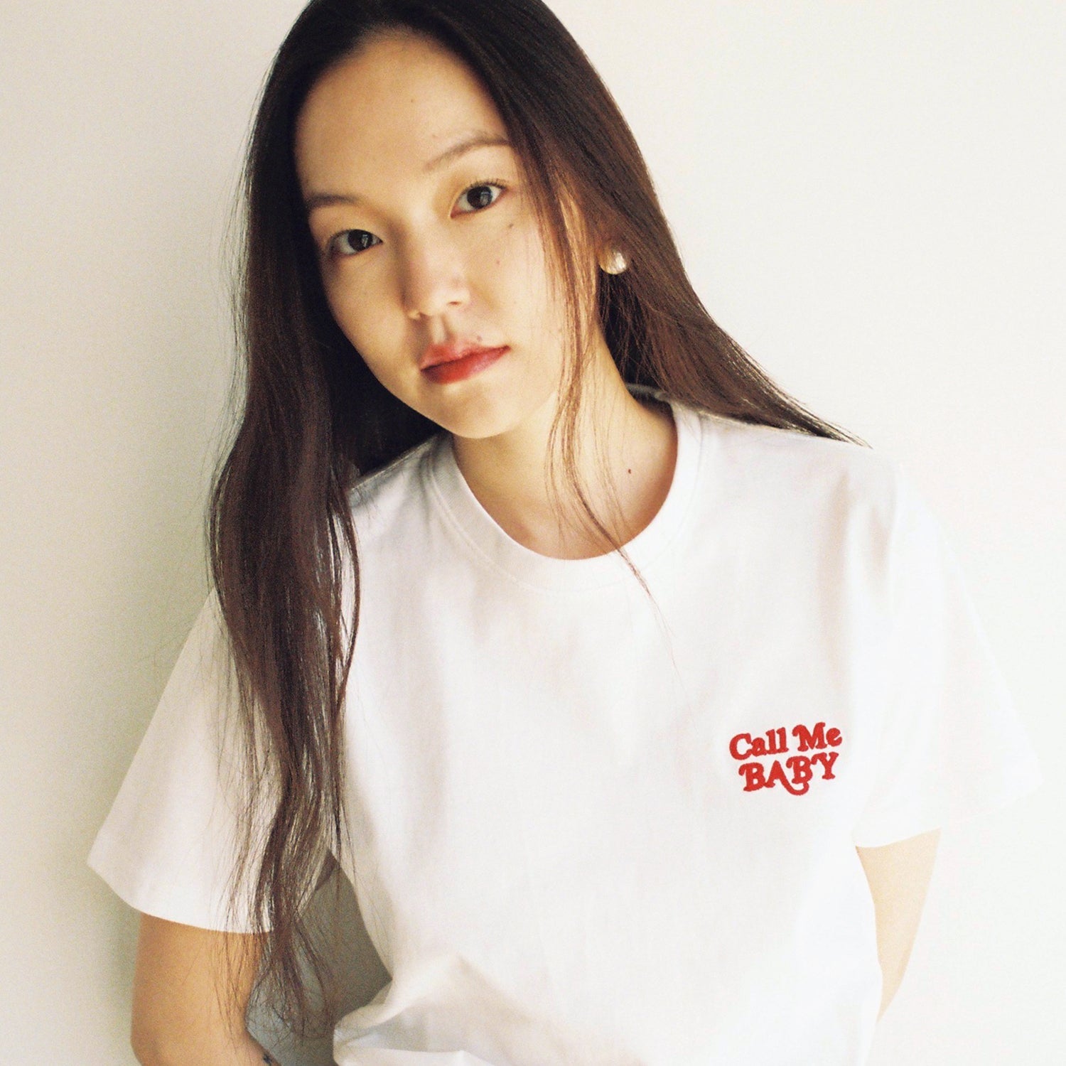 Baby Chain Logo Tee (White)