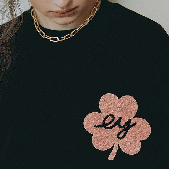 EYEYE CLOVER SWEATSHIRT_BLACK (EEOO3WSR03W)