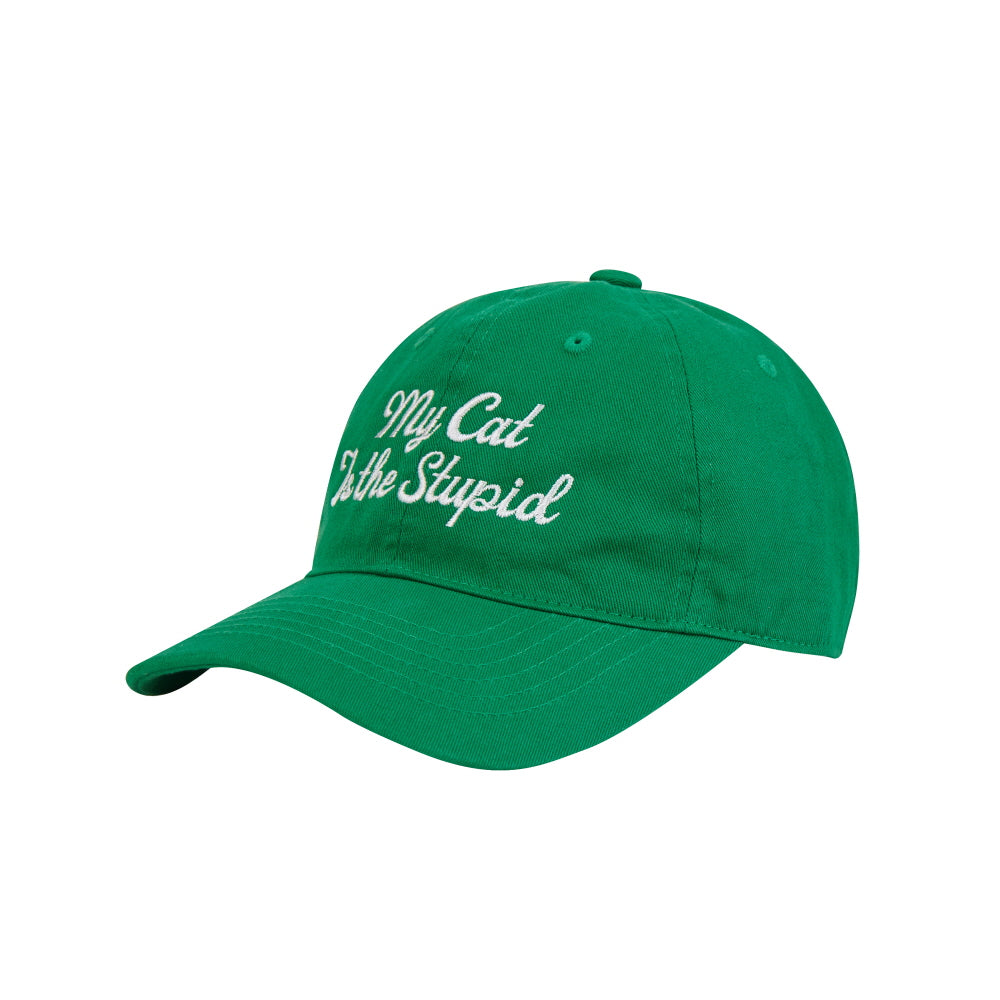 STUPID CAT BALL CAP_GREEN