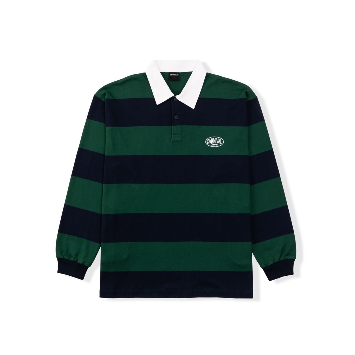 CARNIVAL SS22 RUGBY POLO T-SHIRT GREEN