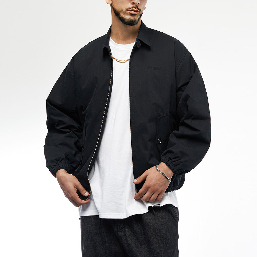 SP COTTON QUILTING BLOUSON-BLACK