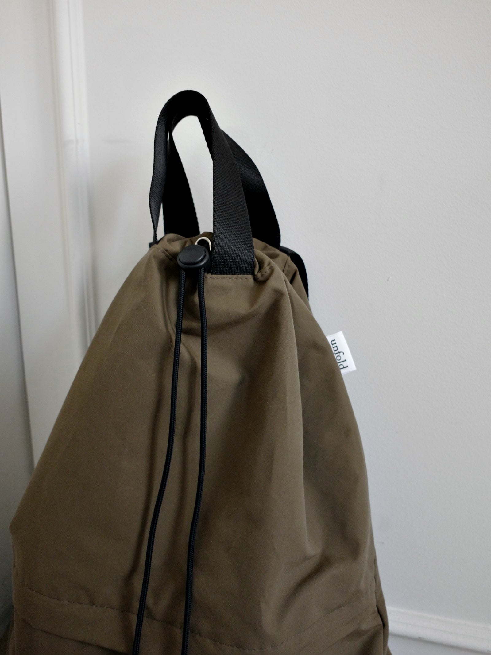 String backpack (Khaki_Brown)