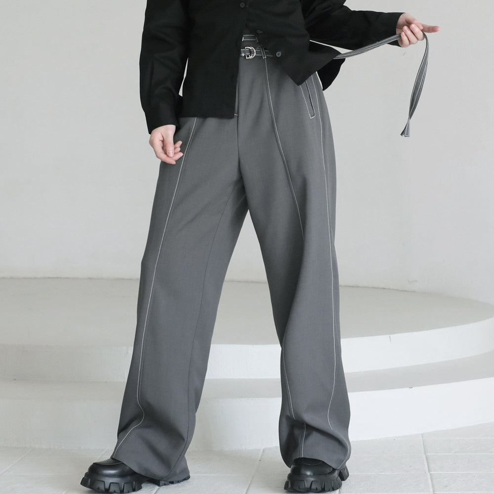 picard stitch wrap slacks