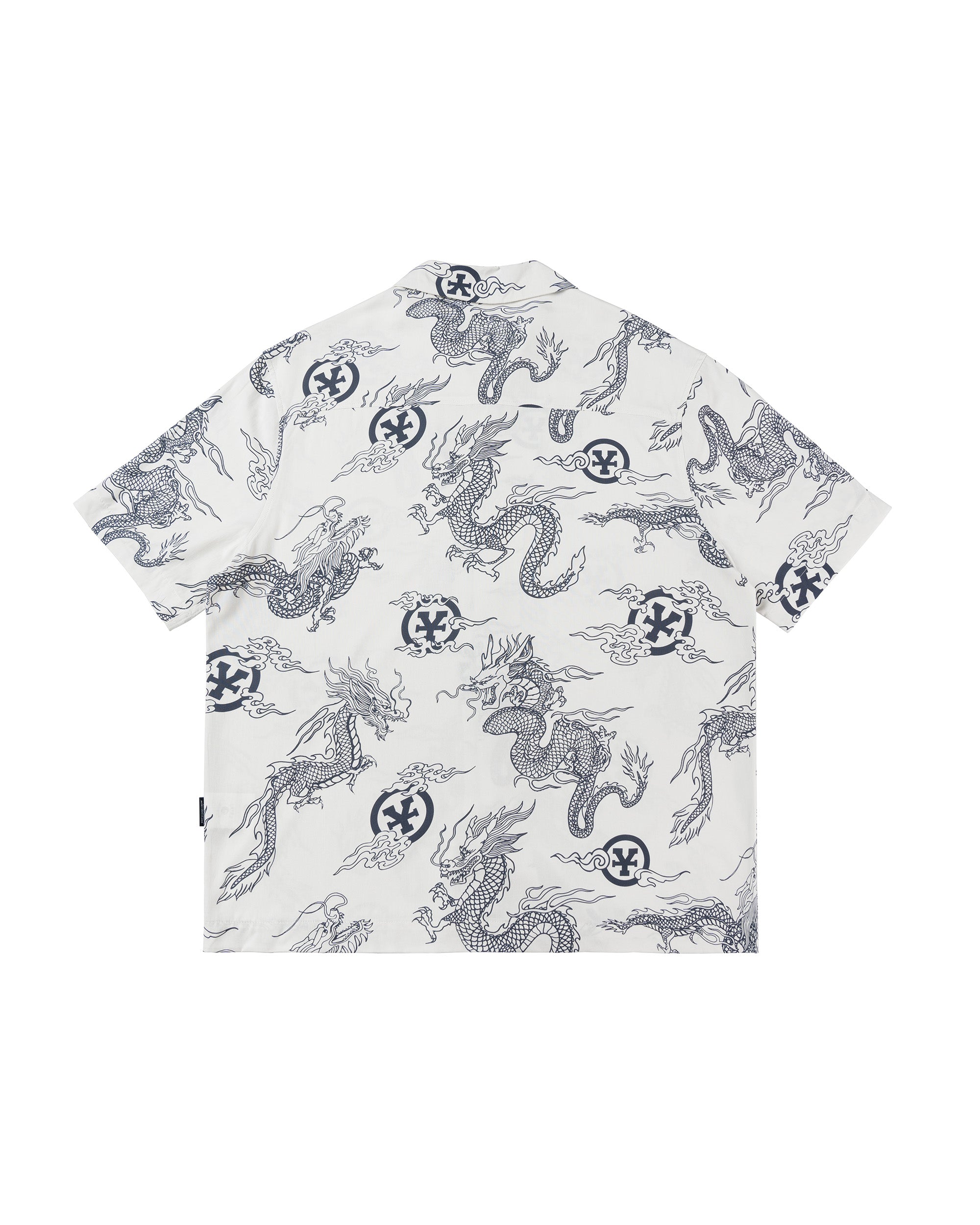 Dragon All Print Shirt - Cream