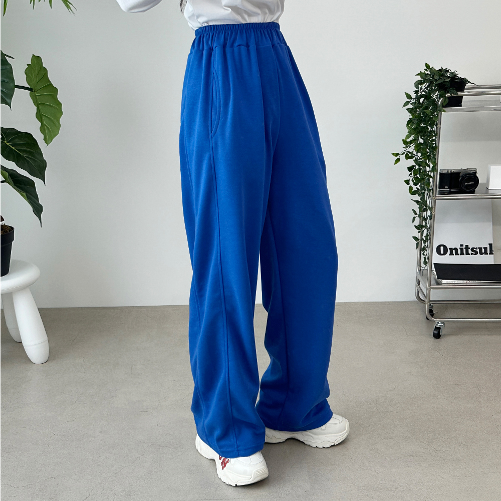 Loose Fit Wide Sweat Suit Pants