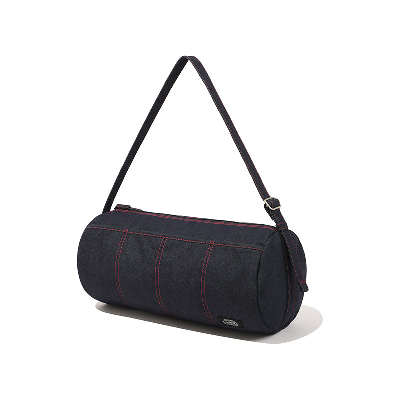 POCKET VINTAGE STITCH POINT DUFFLE BAG [DARK BLUE]