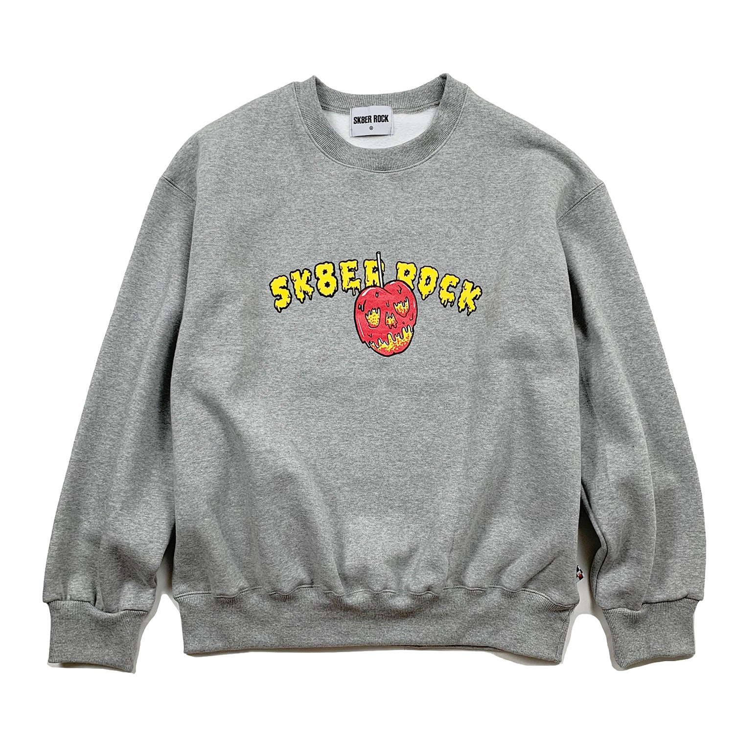 SKULL CHERRY SWEAT SHIRT GRAY