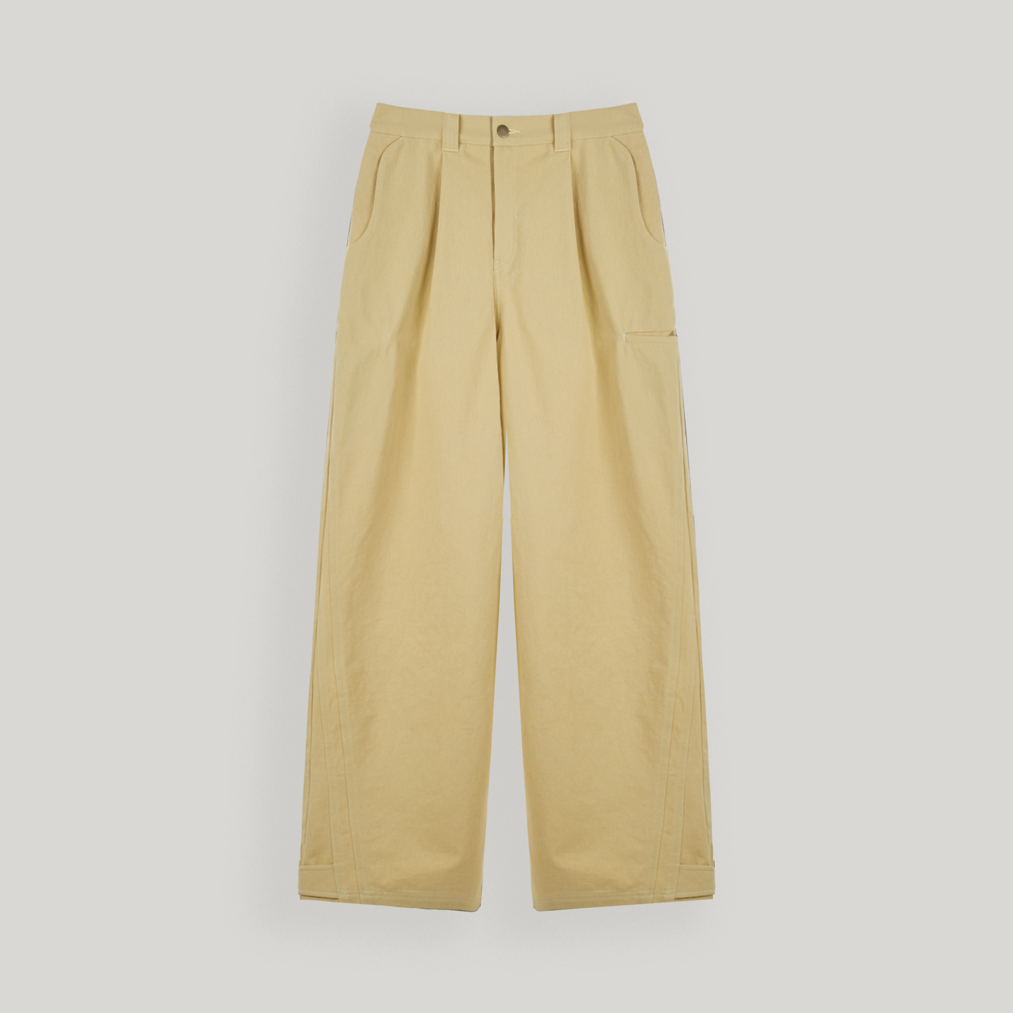 Yellow Wide Wing Pants