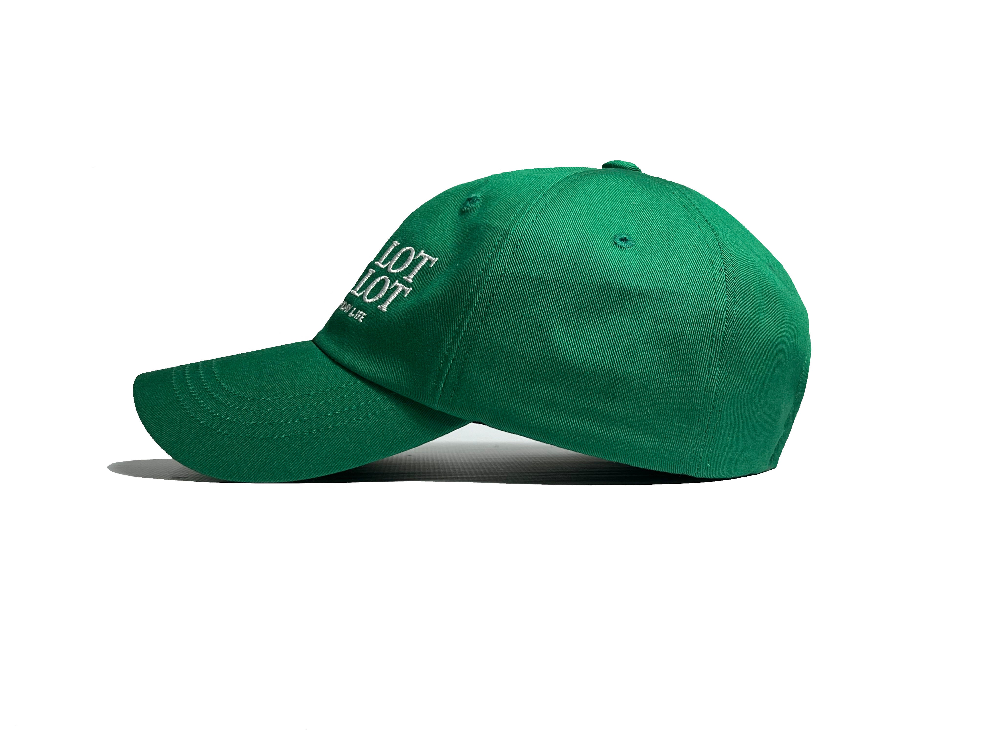 Slogon logo ball cap - Green