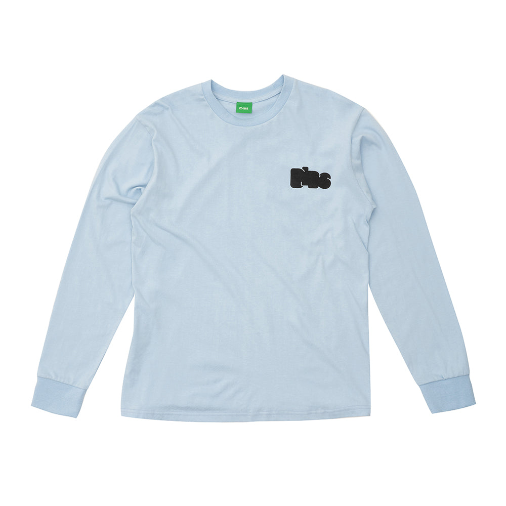 CUMULUS LOGO LONG SLEEVE T-SHIRT SKY BLUE