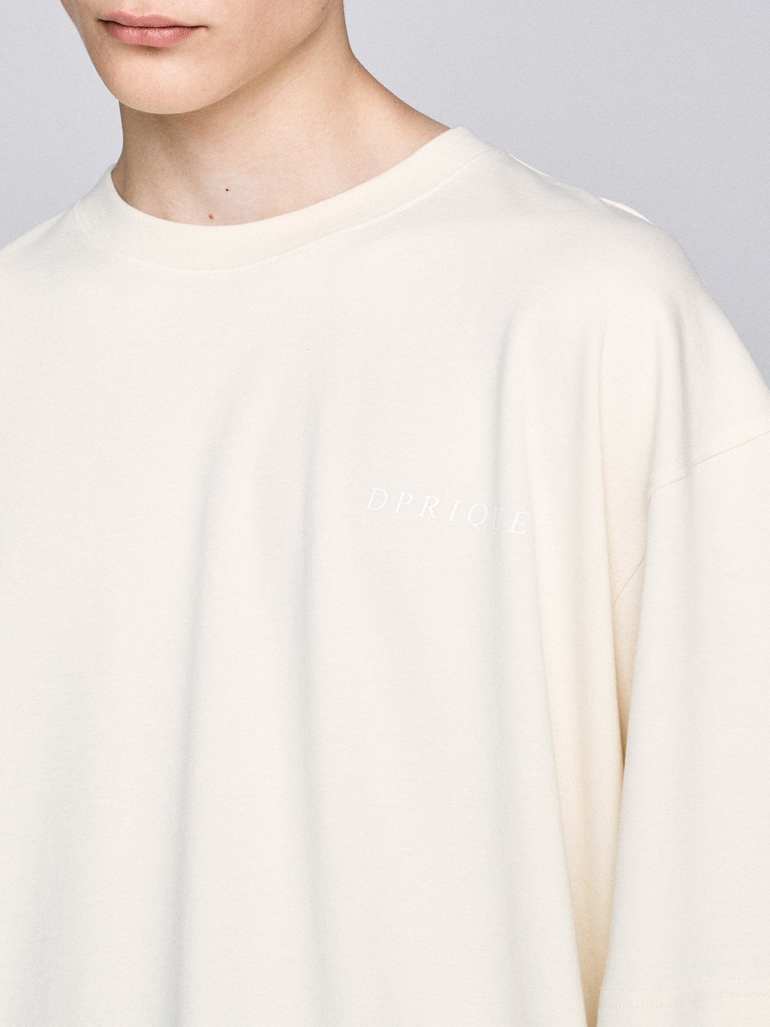 LOGO T-SHIRT - BEIGE