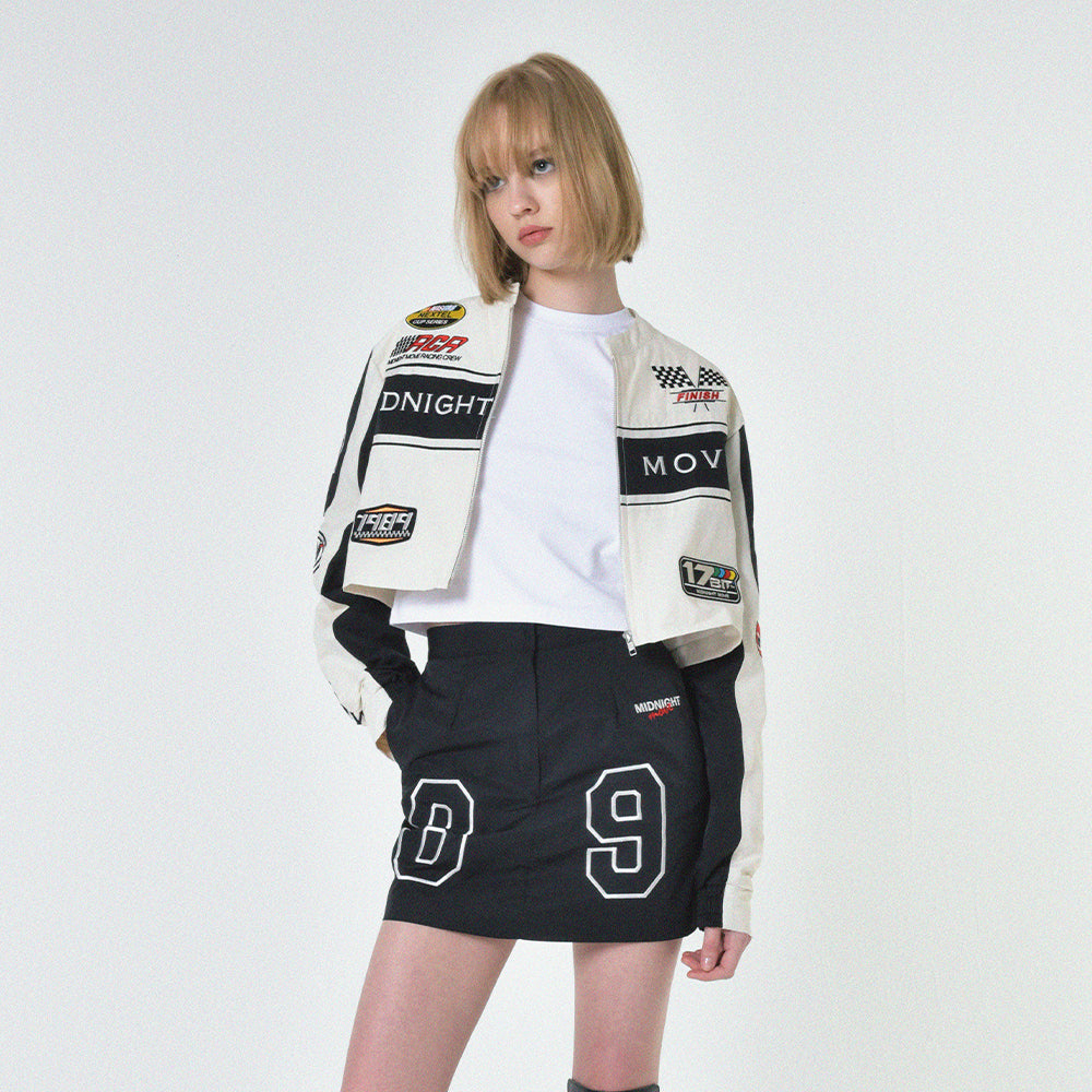 racing jacket (ivory)