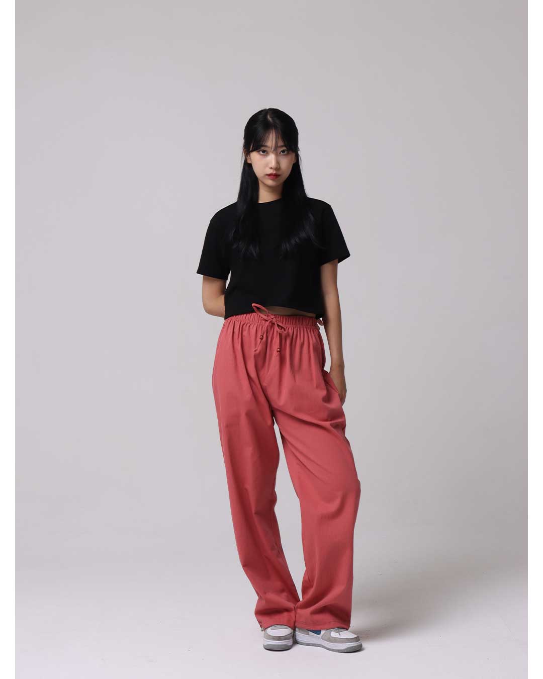 Utility String Wide Pants (3color)