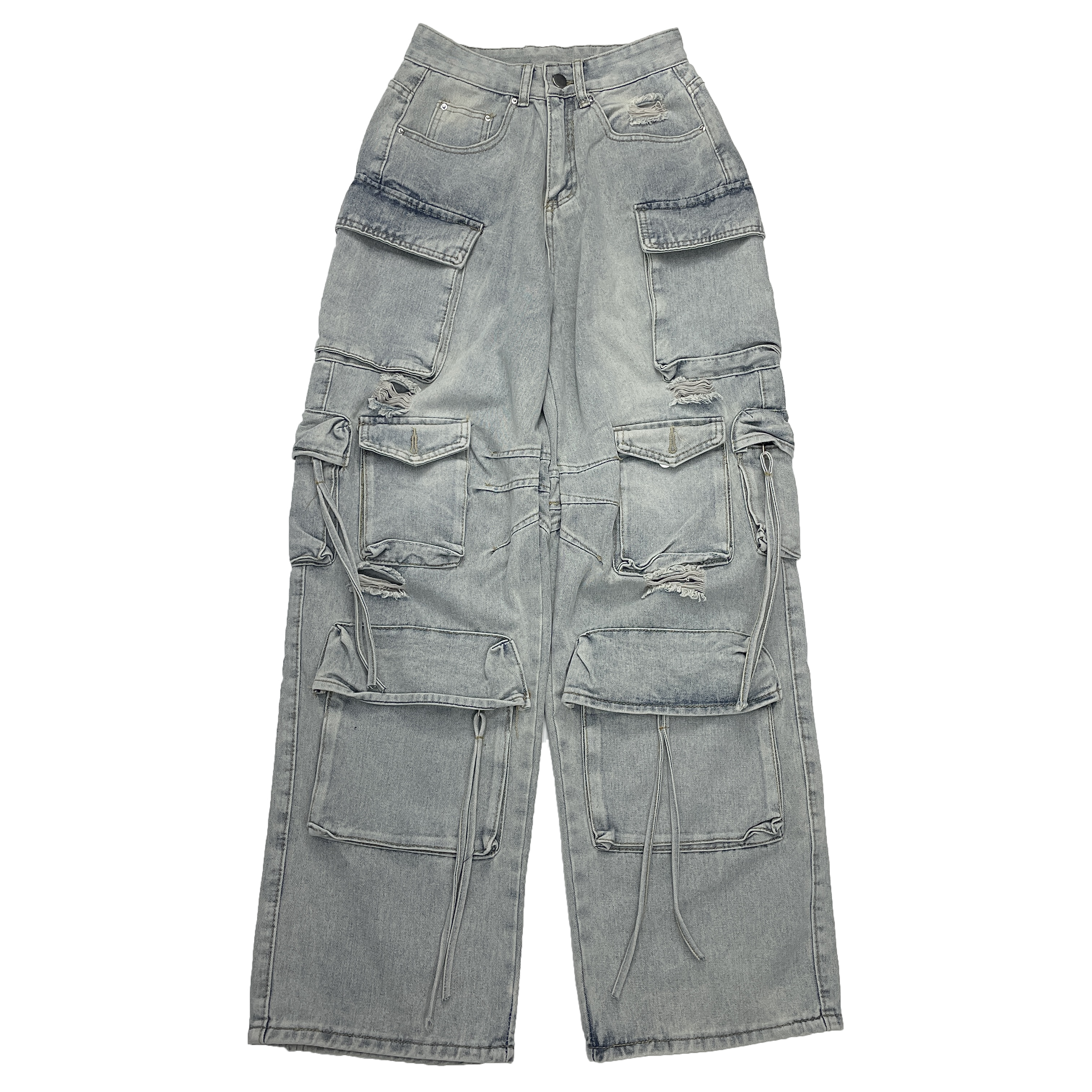 Light Grunge Utility Pants