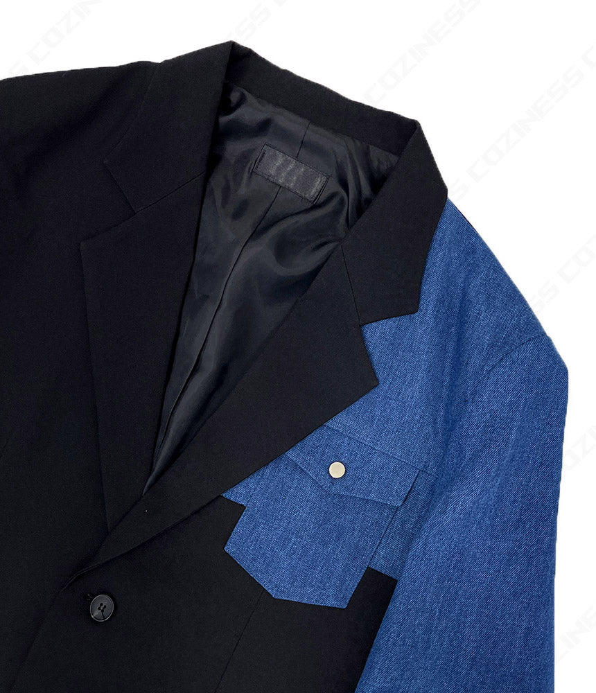 Minimal Blue Coloring Jacket (2 colors)