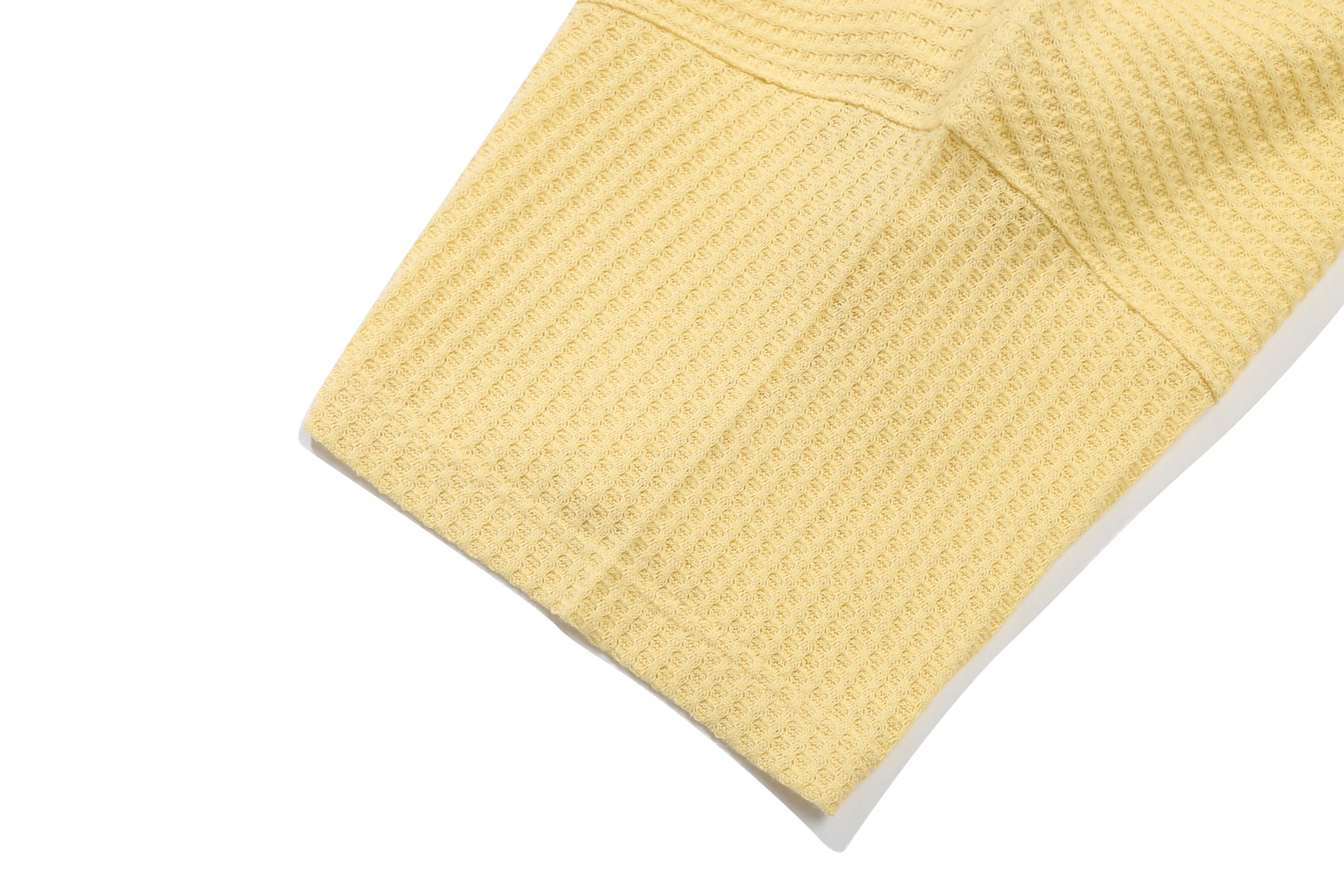 RECENT BUTTON KNIT POLO_LIGHT YELLOW