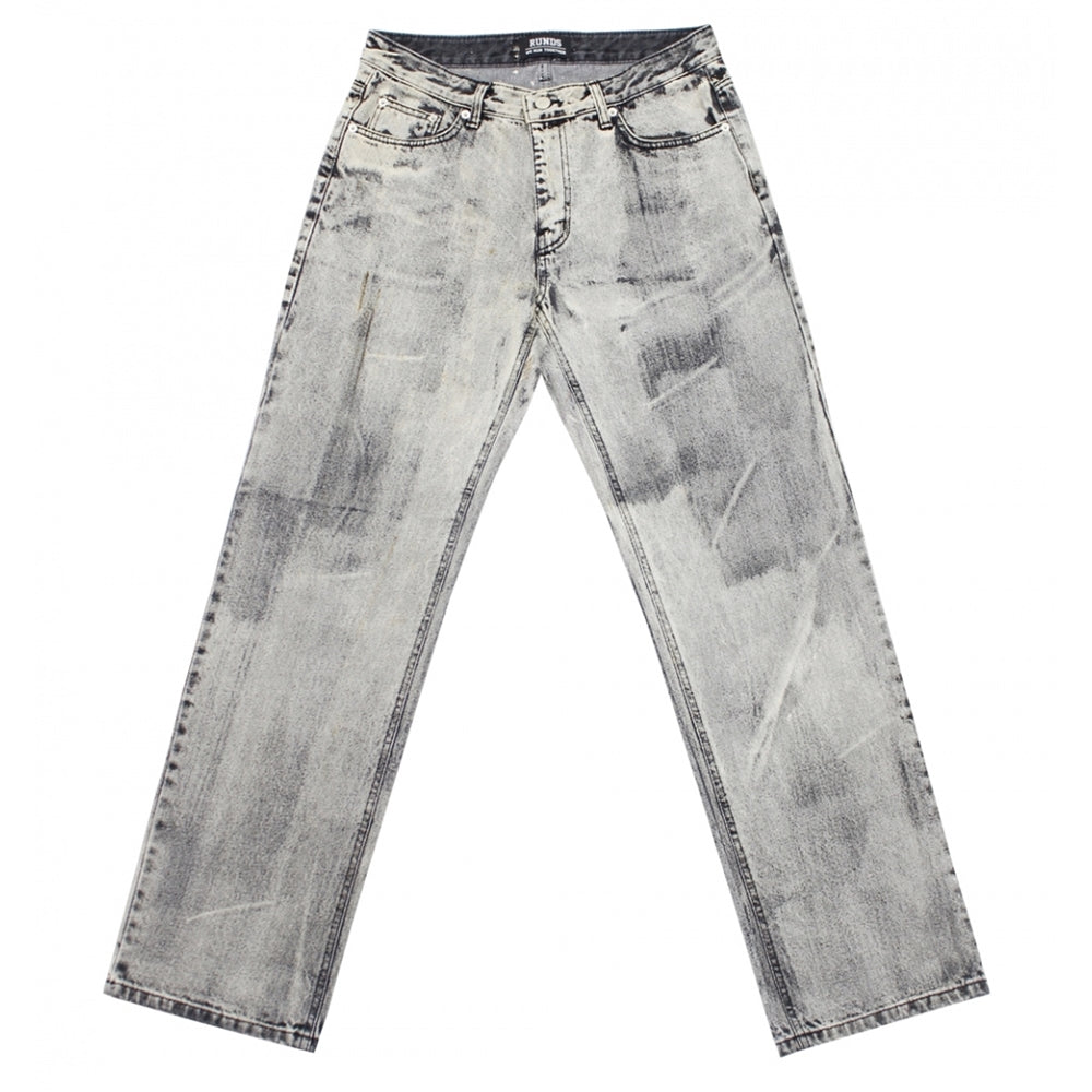 all brush wide denim pants